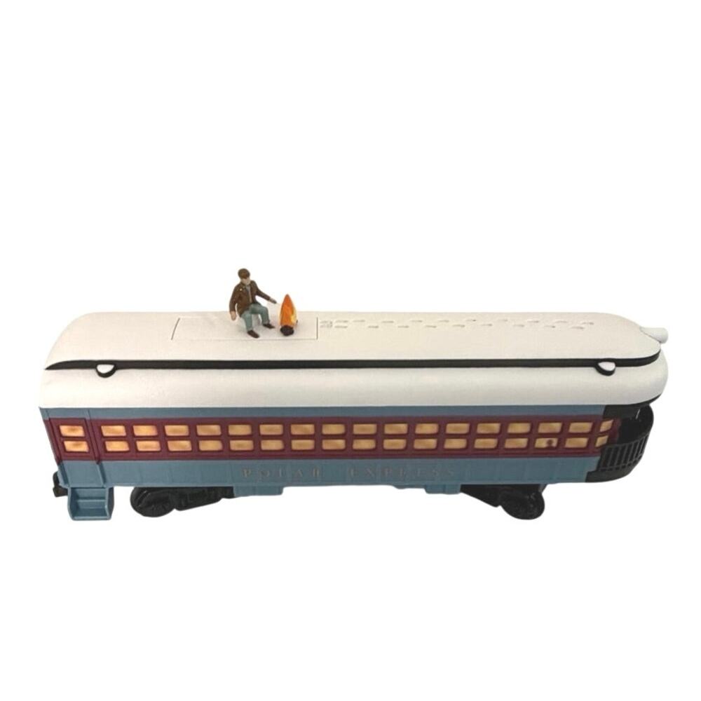 Lionel The Polar Express observation car with disappearing hobo G Gauge battery